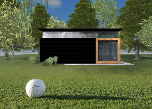 Golf Garden Rooms Studios, Outdoor Golf Simulator Uk